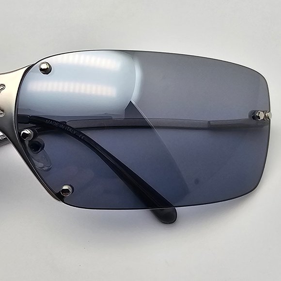 Celine SC1033 Col. 581 Silver Frame Grey Blue Gradient Mirror Lens Sunglasses - Picture 11 of 12